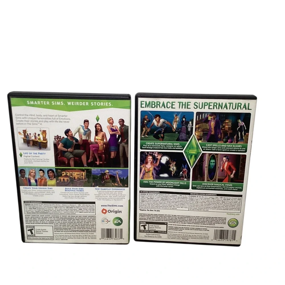 The Sims 4 Limited Edition Expansion Pack & The Sims 3 Supernatural PC Games lot